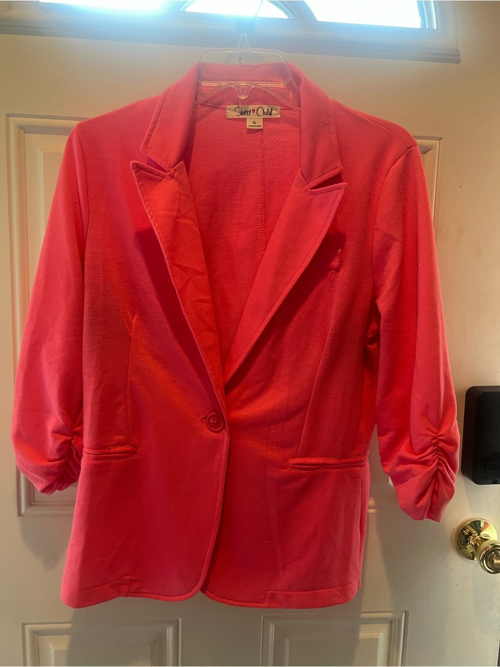 Women's Pink Blazer Jacket